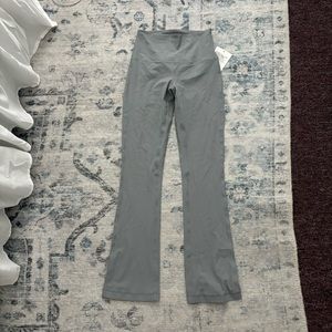 LuluLemon Gray Align High Rise Mini Flare Pant Size 4